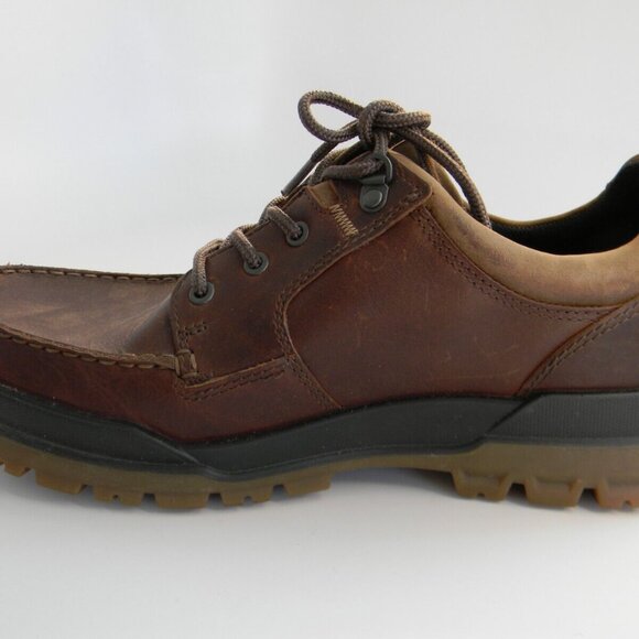 Mens Ecco Gore-Tex Brown Leather Shoes Size 13 main image 7